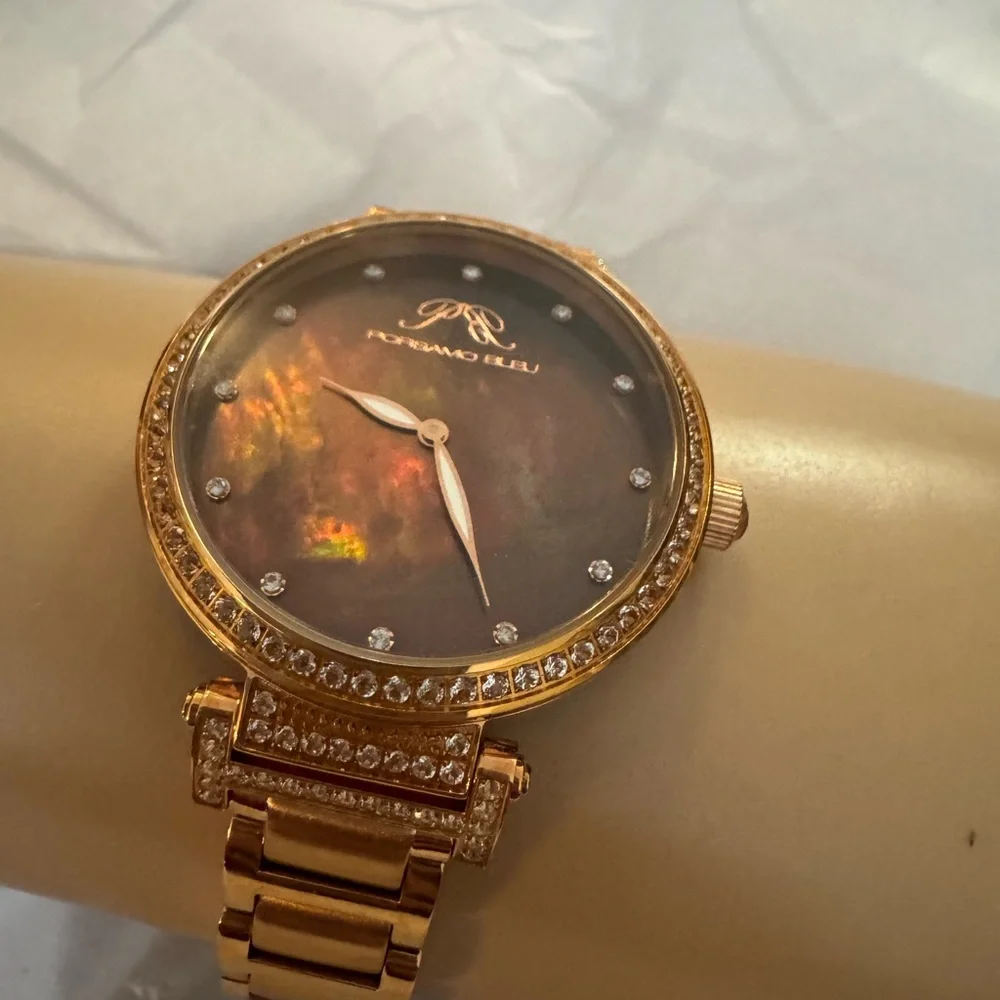 NIB Porsamo Bleu Chantal Topaz Watch